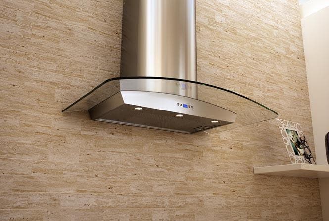 Zephyr ZMIM90BG Glass Canopy