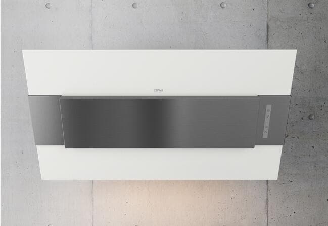 Zephyr AINM80AWX Powder Coated White with Stainless Steel Accent