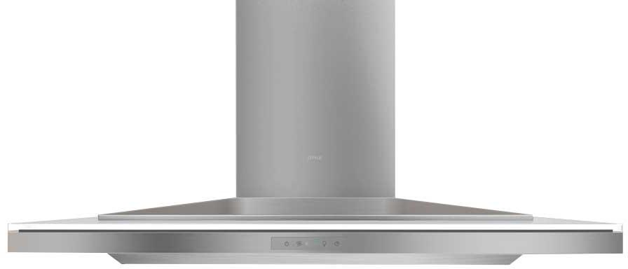 Zephyr ALAE42BWX White Glass, 42 Inch