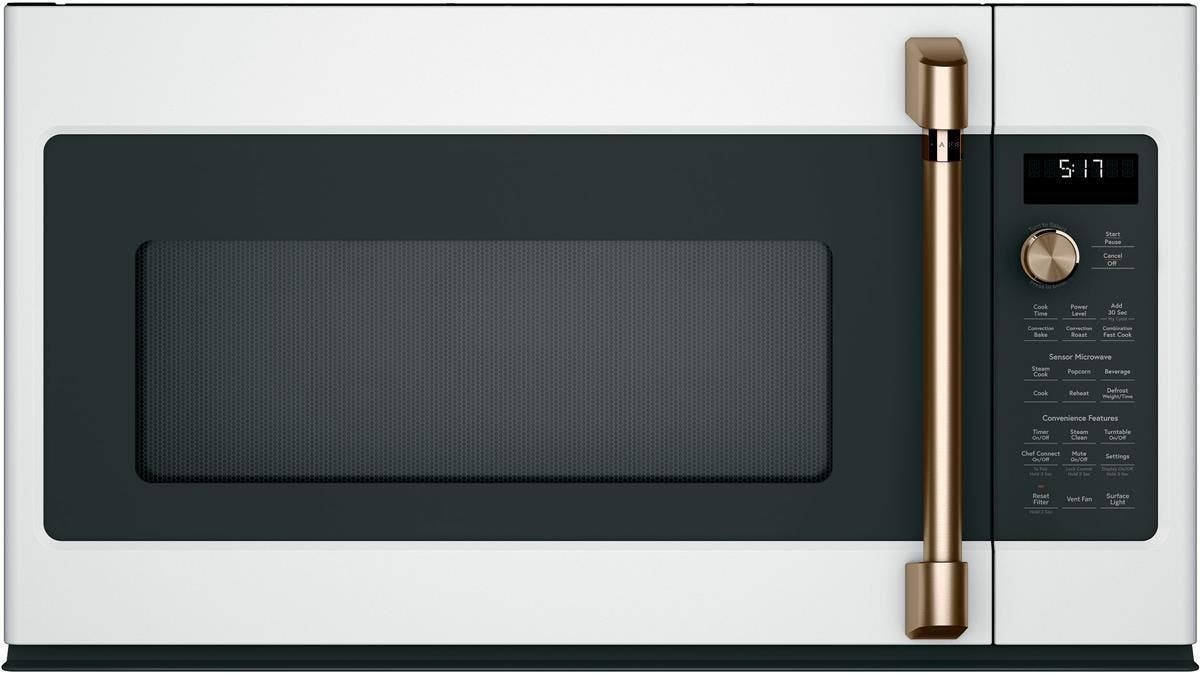Cafe CVM517P3MW2 Matte White/Brushed Bronze