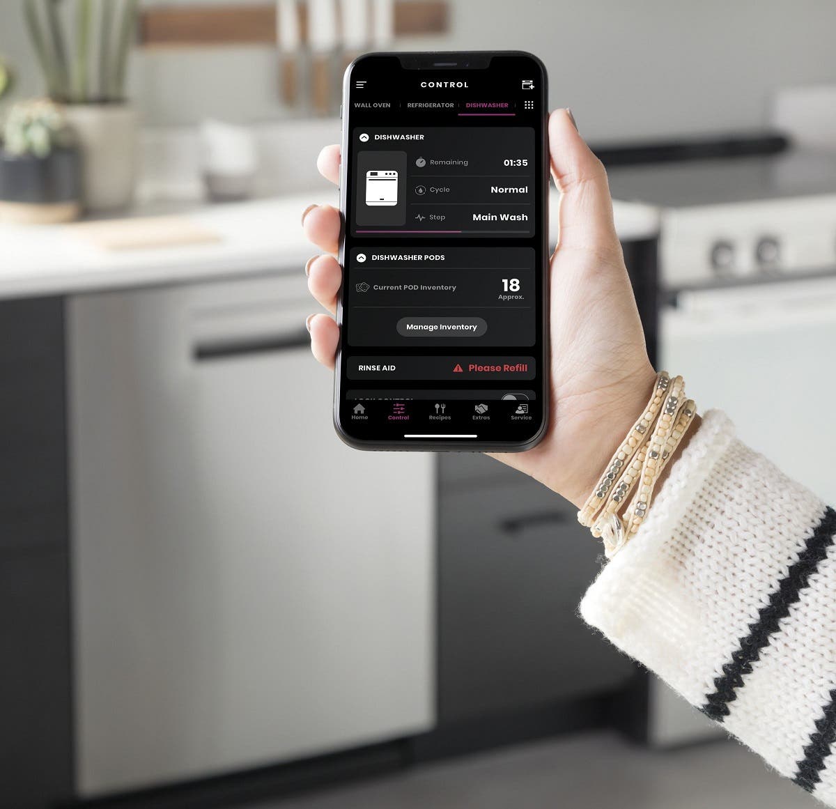 Haier QDP555SYNFS Stainless Steel, Fingerprint Resistant
