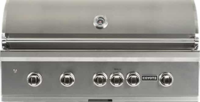 Coyote C2SL42LP 42 Inch Built In Grill with Standard Burners Stainless Steel Liquid Propane Plesser s Appliances