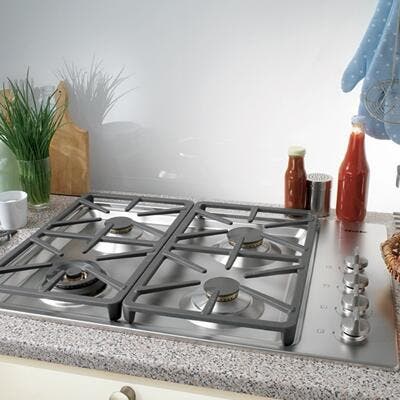 Miele KM3464LP Stainless Steel, Hexa Grate Design and Liquid Prop...