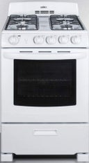 24 Inch Freestanding Gas Range with Sealed Burners