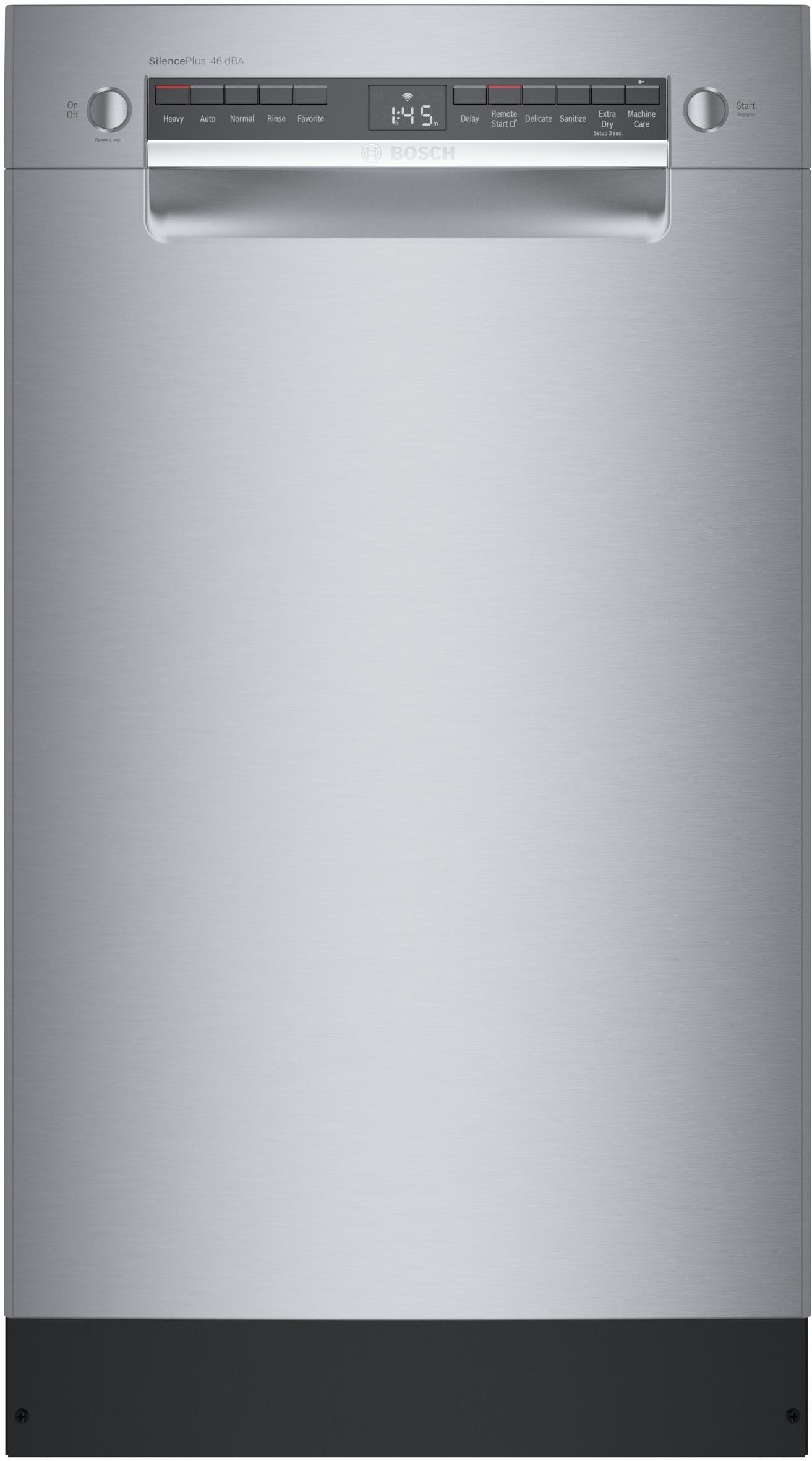 Bosch SPE53B55UC 300 Series 18 Inch Dishwasher with Recessed Handle