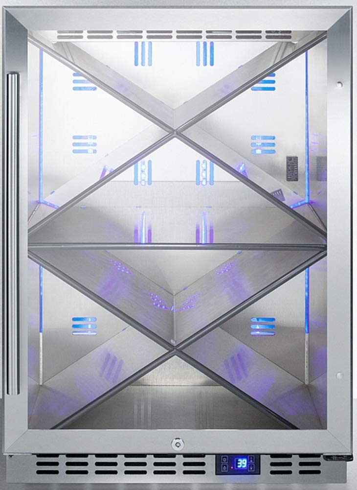 Summit SCR611GLOSX Stainless Steel