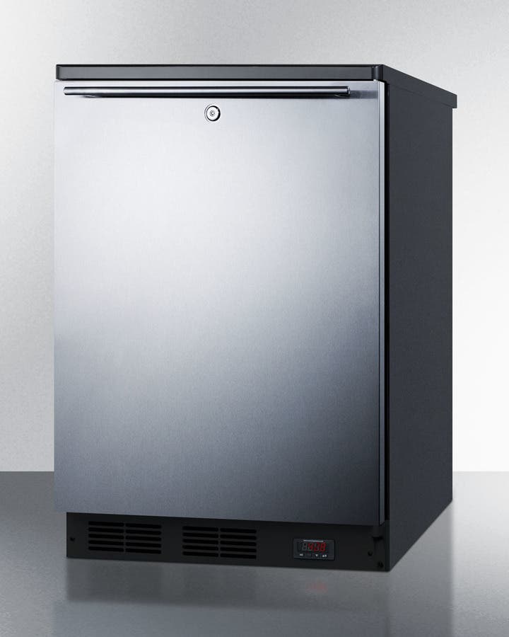 Summit FF7LBLPUBSSHH Stainless Door, Horizontal Thin Handle