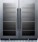 30 Inch, 5.8 Cu. Ft. Built-In Dual-Zone Wine/Beverage Center with 33 Bottle Capacity