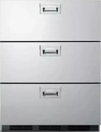 Summit SP6DS7 Stainless Steel, Recessed Handles
