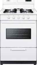 24 Inch Freestanding Gas Range with 4 Open Burners