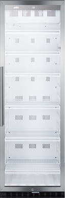 24 Inch, 12.6 Cu. Ft. Freestanding Glass Door Commercial Beverage Center with Lock