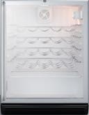 24 Inch, 5.5 Cu. Ft. Single Zone Wine Cooler with 36 Bottle Capacity