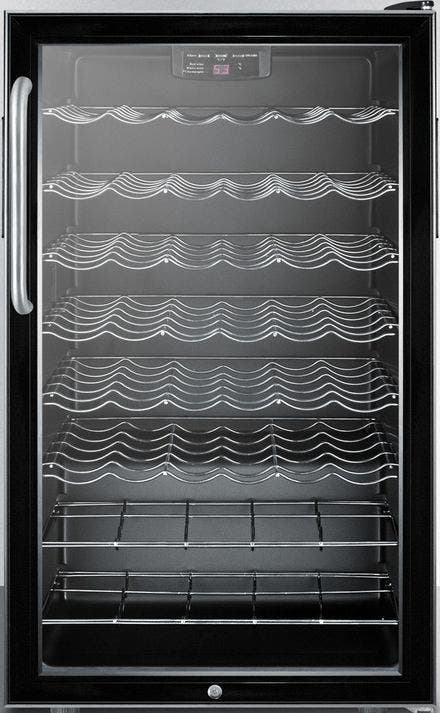 Summit SWC525L7TB Black, Short Towel Bar Handle