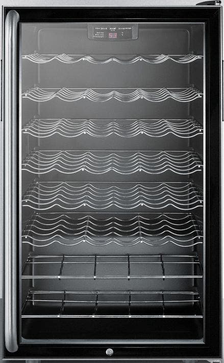 Summit SWC525L7SH Black, Long Towel Bar Handle