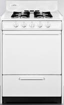24 Inch Freestanding Gas Range with 4 Open Burners
