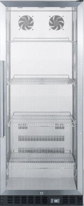 Summit SCR1156 Stainless Steel/Black