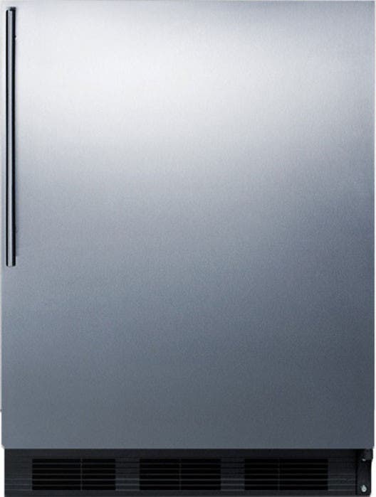 Summit FF63BBISSHV Stainless Steel/Black, Professional Handle