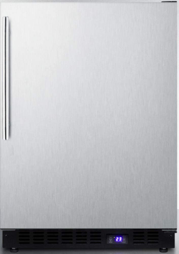 Summit SCFF53BXSSHV Stainless Steel/Black, Thin Handle