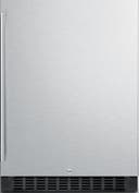 24 Inch Outdoor Undercounter Refrigerator with Adjustable Glass Shelves, Digital Thermostat, Door Lock, Internal Fan, LED Lighting, 4.6 cu. ft. Capacity, Commercially Approved and ENERGY STAR®