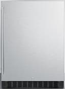 24 Inch Outdoor Undercounter Refrigerator with Adjustable Glass Shelves, Digital Thermostat, Door Lock, Internal Fan, LED Lighting, 4.6 cu. ft. Capacity, Commercially Approved and ENERGY STAR®