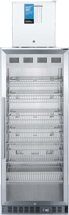 Summit ACR1151FS24LSTACKPRO Stainless Steel/White