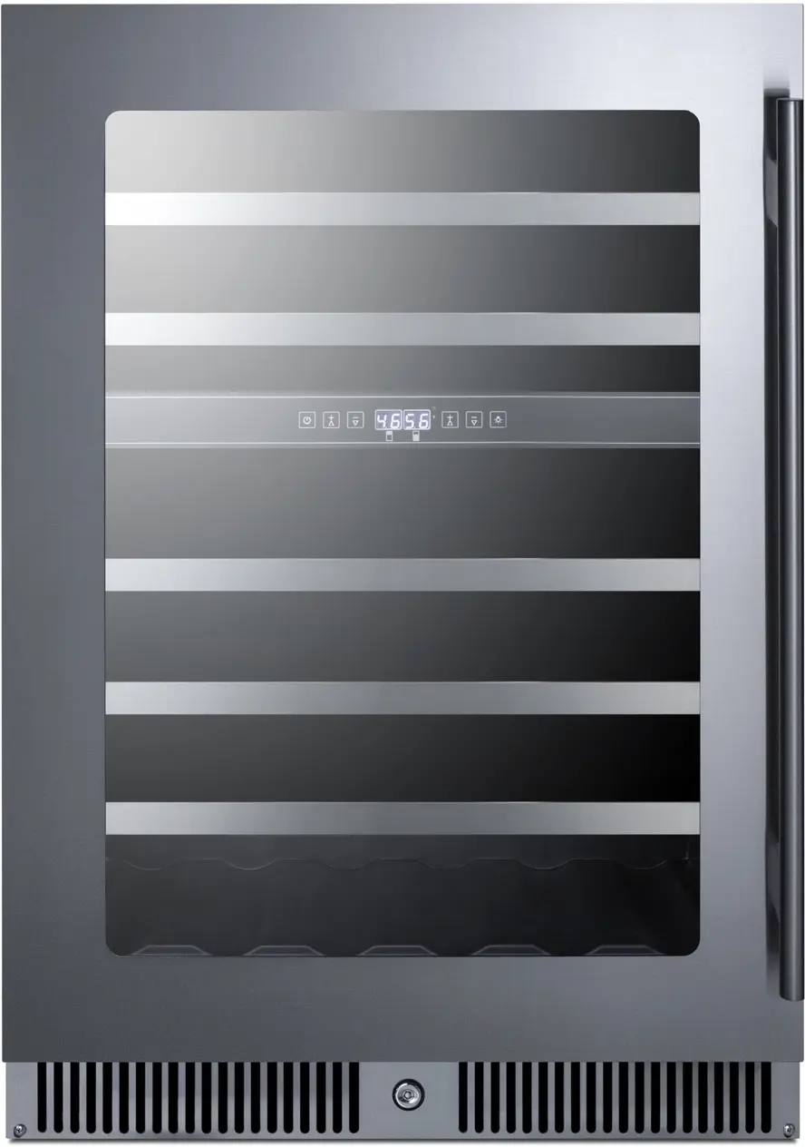 Summit CL244WCLHD Stainless Steel/Black