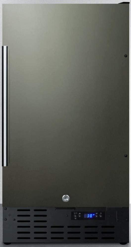 Summit FF1843BKS 18 Inch, 2.7 Cu. Ft. Built In/Freestanding Compact...