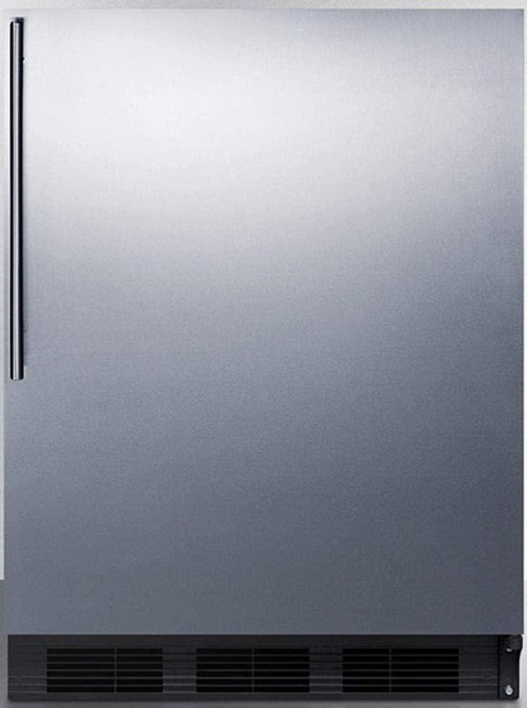 Summit FF6BKBISSHVADA Stainless Steel/Black, Thin Handle, ADA Compliant