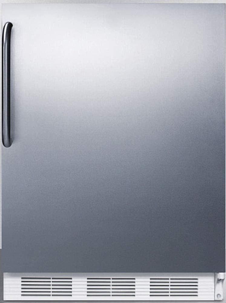 Summit FF6WBI7SSTBADA Stainless Steel/White, Towel Bar Handle, ADA Compl...