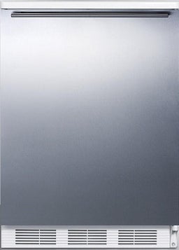 Stainless Steel/White, Horizontal Handle
