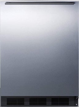 Stainless Steel/Black, Horizontal Handle, ADA compliant