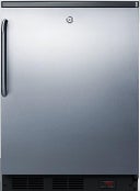 24 Inch, 5.5 Cu. Ft. Built-In or Freestanding Refrigerator with Automatic Defrost