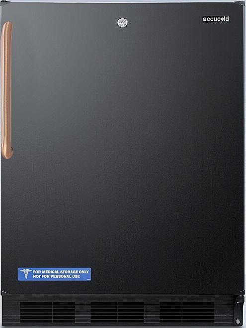 Summit FF7LBLKBITBCADA Black, Antimicrobial Pure Copper Handle, ADA Compl...