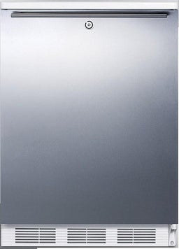 Stainless Steel/White, Horizontal Handle