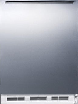 Stainless Steel/White, Horizontal Handle, ADA Height