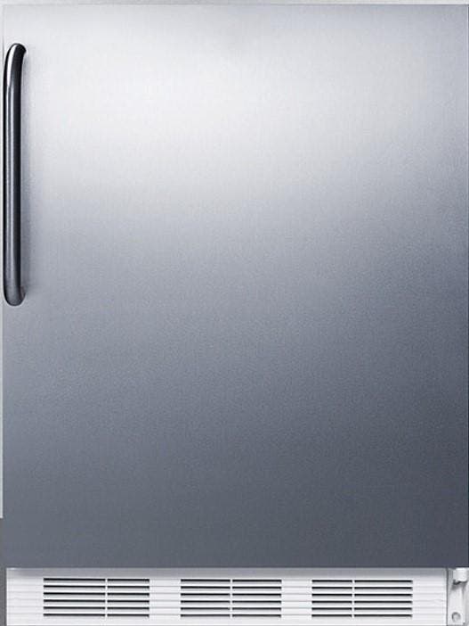 Summit FF7WBISSTBADA Stainless Steel/White, Towel Bar Handle, ADA Compl...