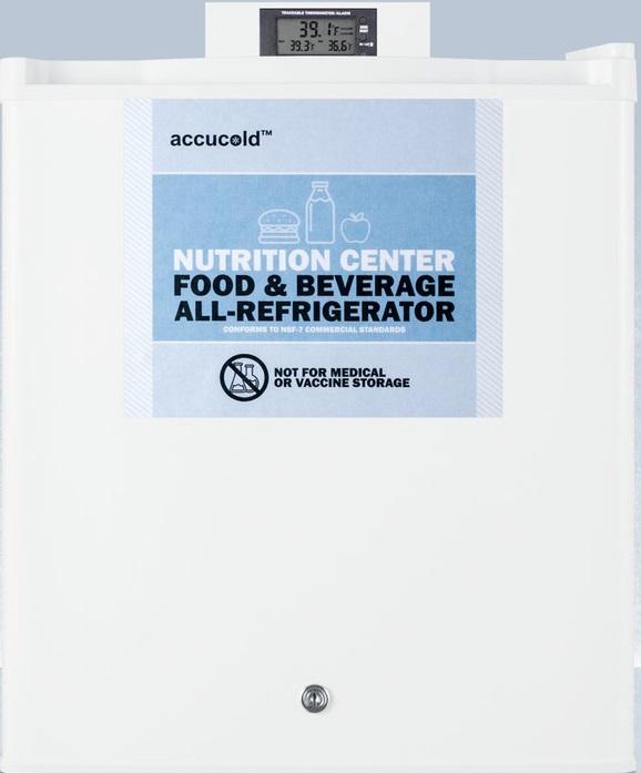 Summit FFAR25L7NZ 17 Inch, 1.7 Cu. Ft. Compact All-Refrigerator with...