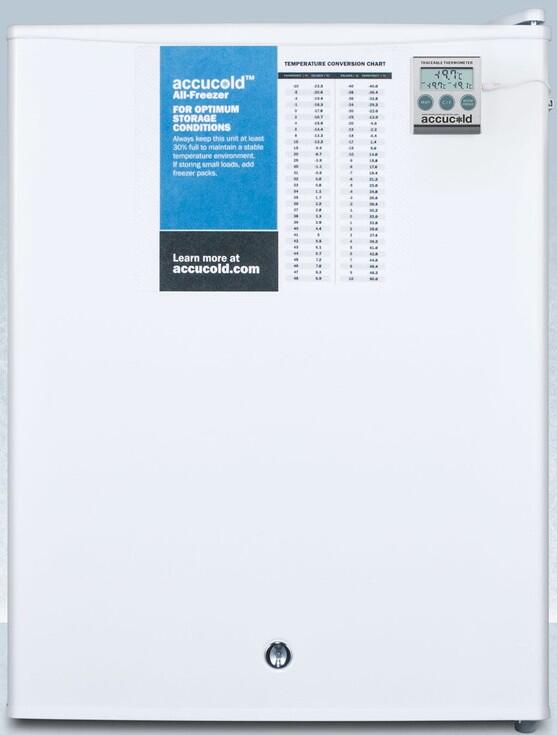 Summit FS30LPLUS2 1.8 Cu. Ft. Freestanding Compact All-Freezer with ...