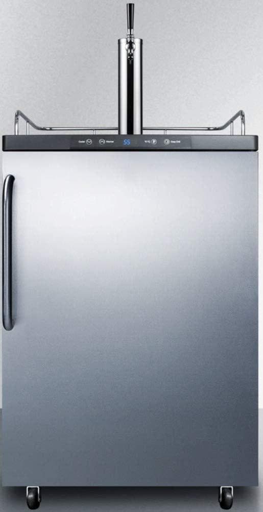 Summit SBC635MBI7SSTB Stainless Steel/Black