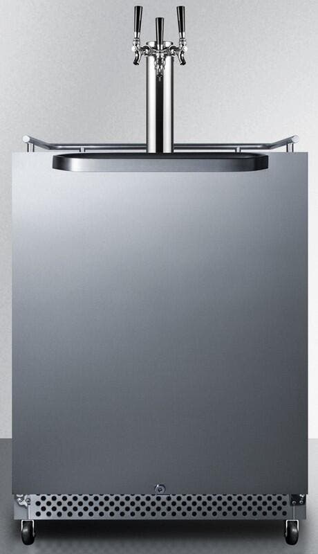 Summit SBC695OSTRIPLE Stainless Steel, Triple Tap Kit 