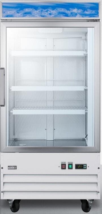 Summit SCFU1211 Stainless Steel/White