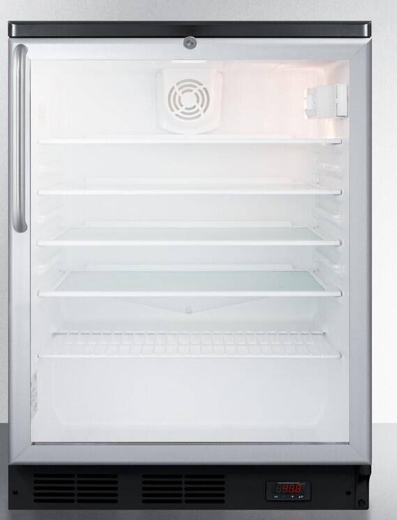 Summit SCR600BGLDTPUBTB Stainless Steel/Black, Beer Pub Cellar, Towel Bar ...