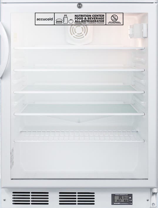 Summit SCR600GLNZ White, Handle