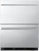 24 Inch, 3.0 Cu. Ft. Built-In or Freestanding 2 Drawer All Refrigerator