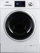 24 Inch Front Load Washer/Dryer Combo with 2.7 cu. ft. Capacity, 16 Wash/Dry Cycles, Sanitize Cycle, 5 Temperature Settings, 1,300 RPM Spin Speed and Ventless Drying