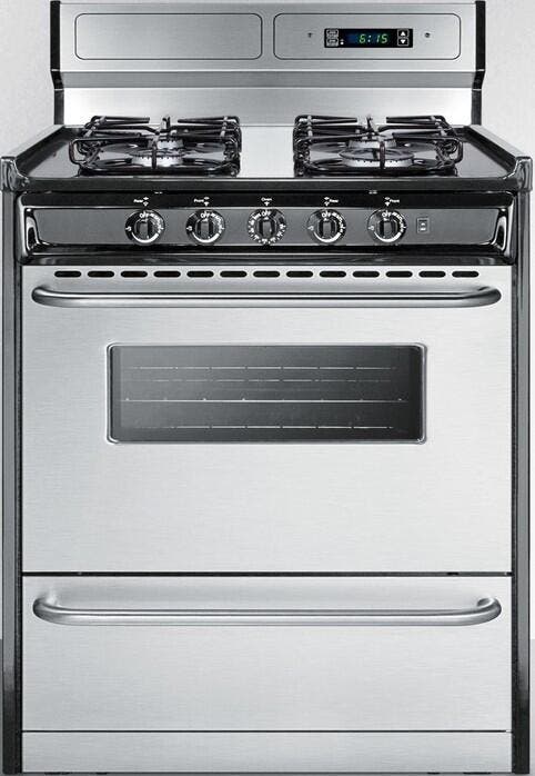 Summit TTM23027BKSW Stainless Steel/Black