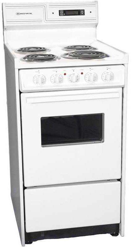 Summit WEM130KW 20 Inch Freestanding Electric Range with 4 Coil El...