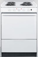 24 Inch Slide-In Electric Range with 4 Coil Elements