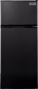 24 Inch, 10.3 Cu. Ft. Top Freezer Refrigerator with Adjustable Wire Shelves