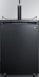 24 Inch, 5.6 Cu. Ft. Freestanding Beer Dispenser with Single Sanke Tap